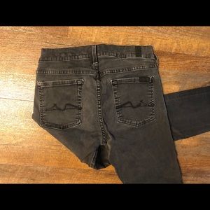 7 For all Mankind cropped jeggings